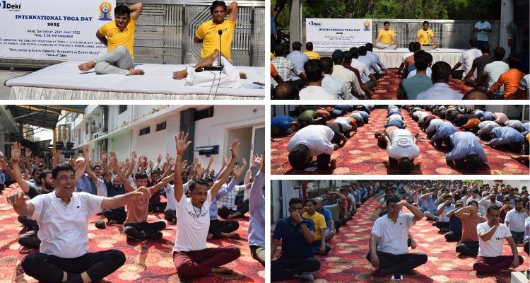International Yoga Day Celebration at Deki